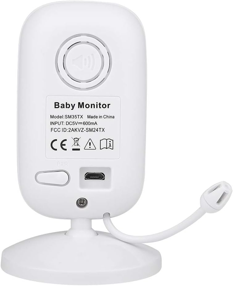 Baby Monitor with 3.5 LCD Display, IR Night Vision, 2 Way Audio Talk F967755