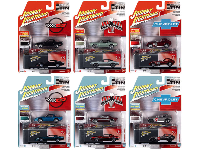Collector's Tin Set of 6 Cars H6866