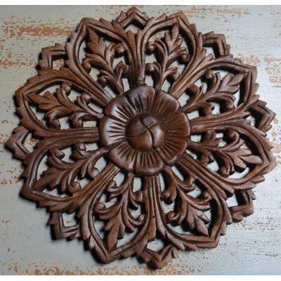 Hand Carved Teak Wood Wall Décor O233