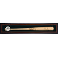 Chicago Cubs Logo Brown Framed Single Bat Display Case P864