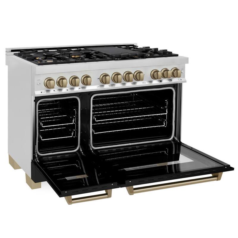 48 in. 7-Burner Double Oven Dual Fuel Range L745