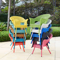 Coral All-Weather Wicker Stacking Chair O780695
