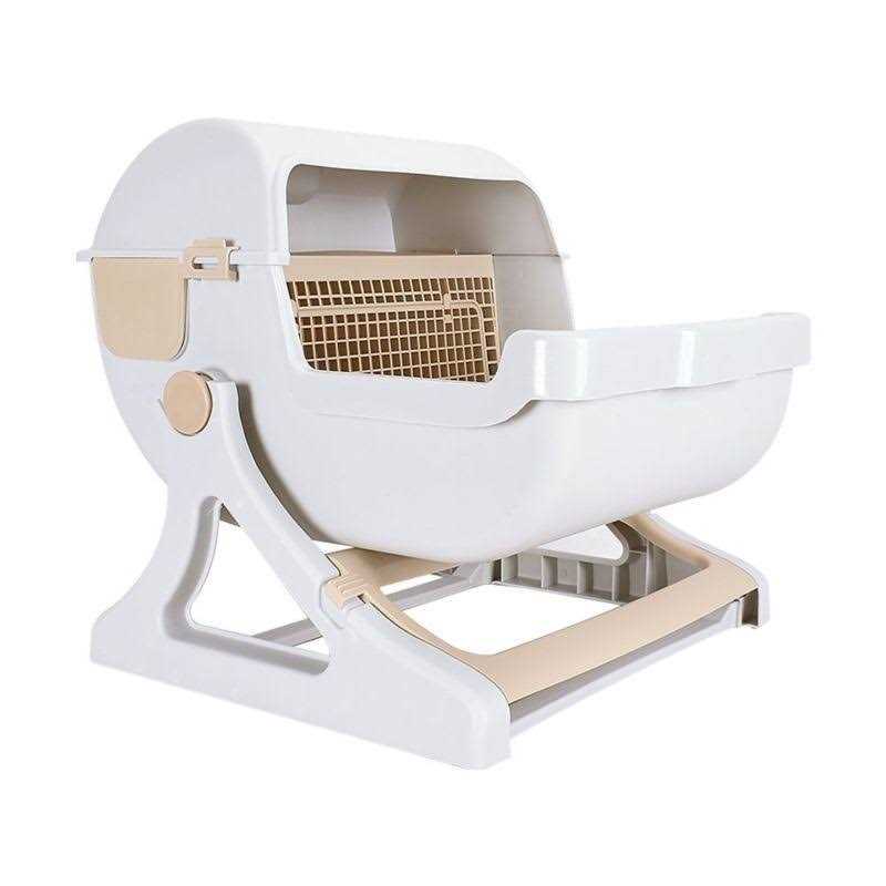 Semi-Automatic Cat Litter Box R8475