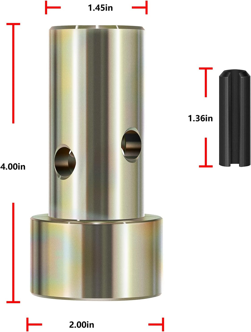 Pair of Cat 1 Quick Hitch Adapter Bushings Set for Category I 3-Point Tractors K28147