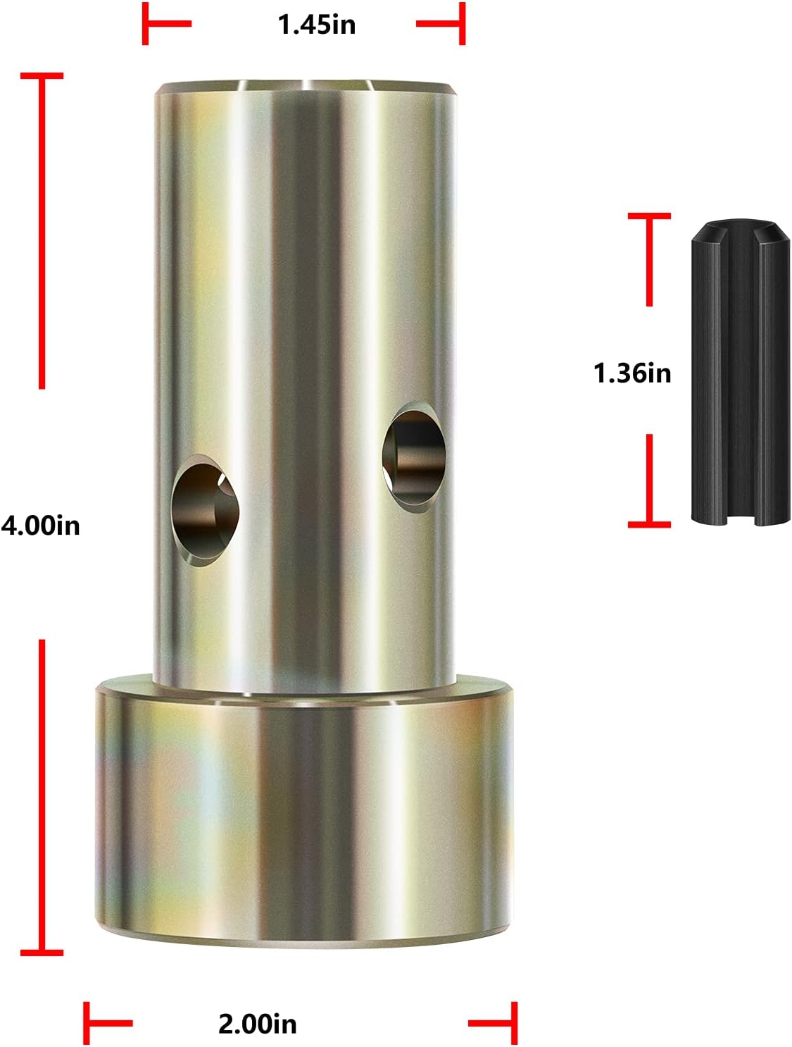 Pair of Cat 1 Quick Hitch Adapter Bushings Set for Category I 3-Point Tractors K28147