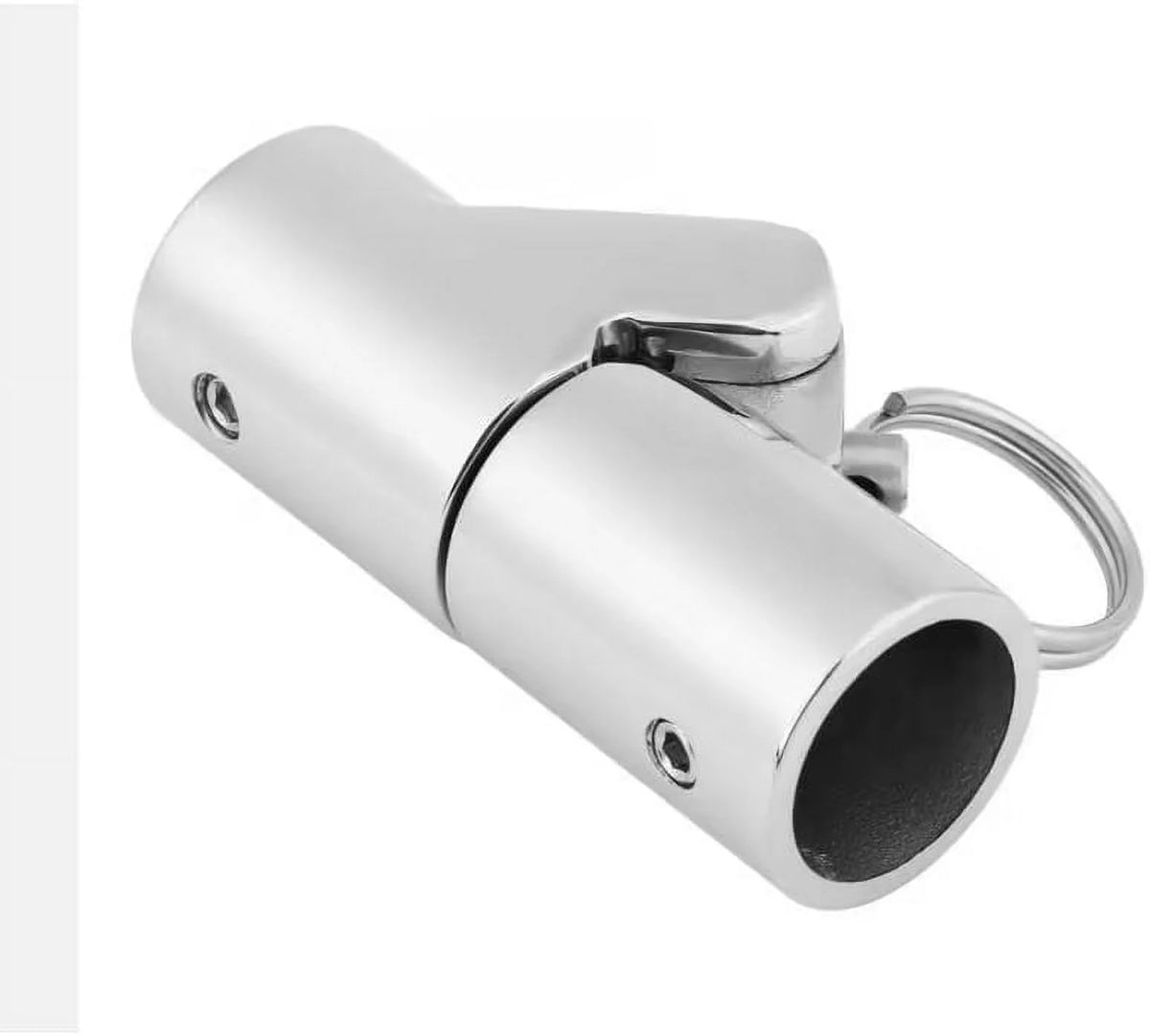 316SS Marine Grade Boat Pipe Connector 1" Handrail Fitting Folding Swivel Coupling Tube Joint C237484
