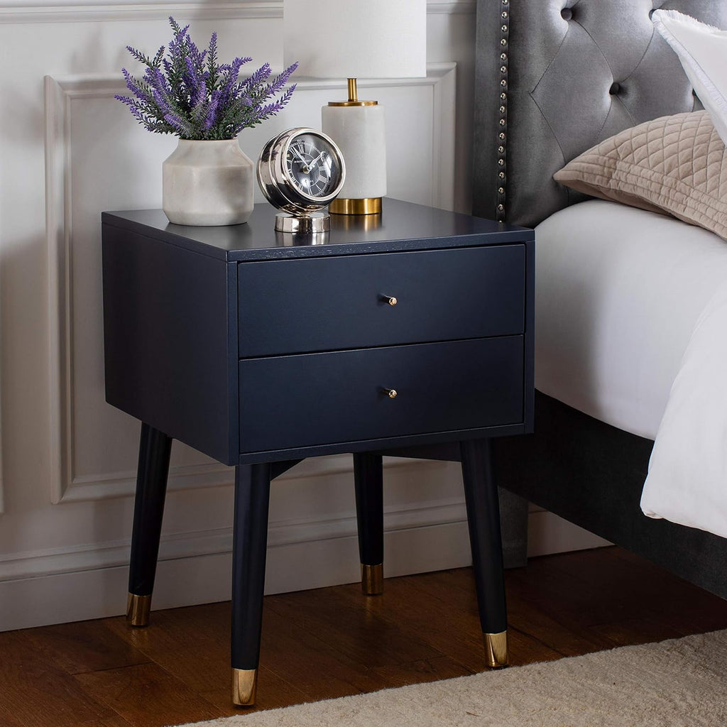 Navy Blue Nightstand W4897