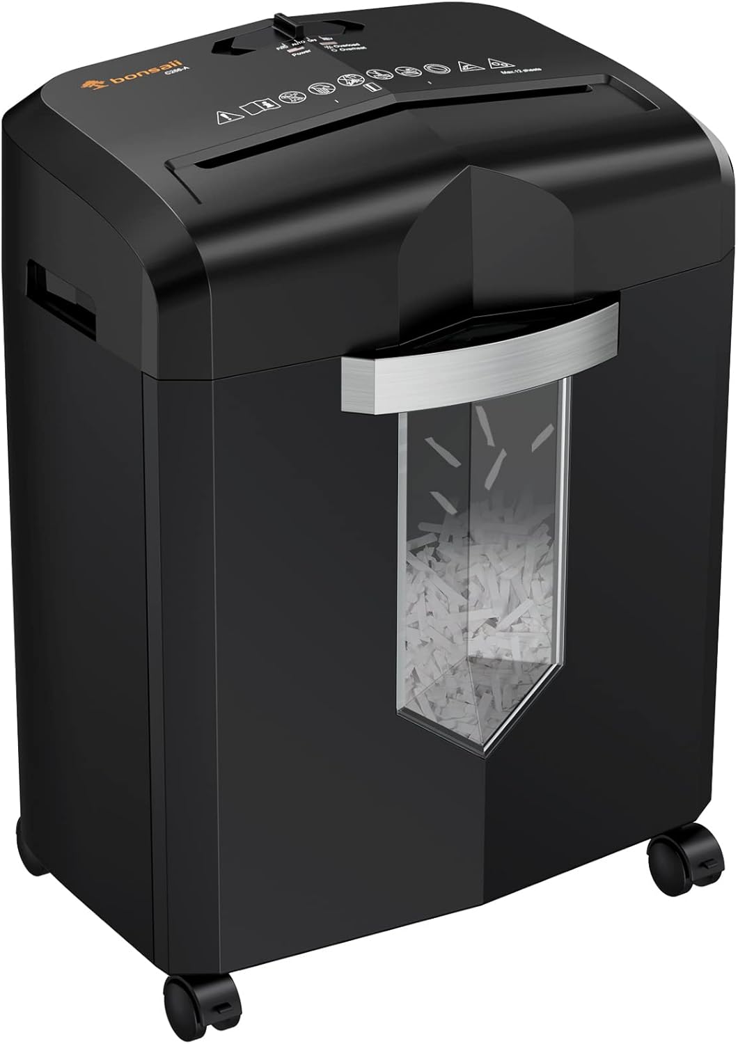 12 Sheet Cross-Cut Paper Shredder with 3.96 Gal Pullout Bin C132119