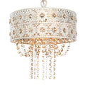 Crystal and Metal Hanging Lamp X9759