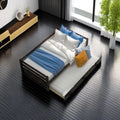 Twin Size Solid Wood Daybed with Trundle Q490034