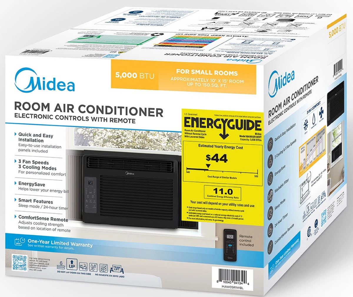 6,000 BTU 115V White Window Air Conditioner Z29714