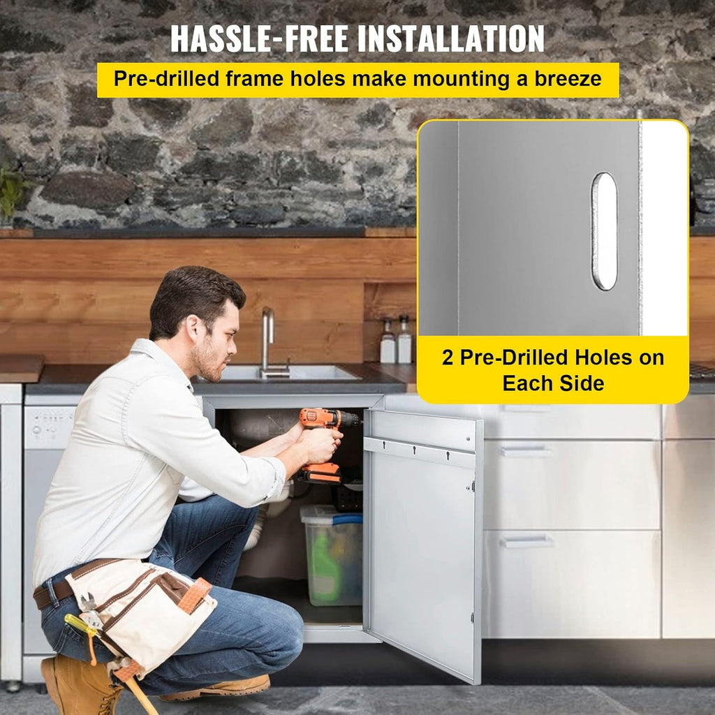 18W x 20H Inch Stainless Steel BBQ Access Door A503293