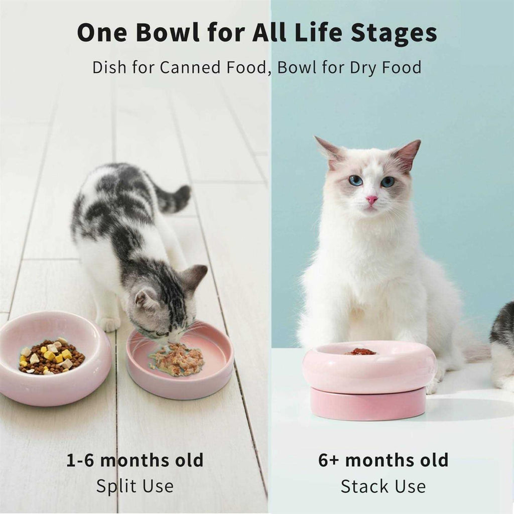 Ceramic Cat Food Bowl X5303