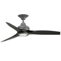 Steel Ceiling Fan with Black Blades N441269