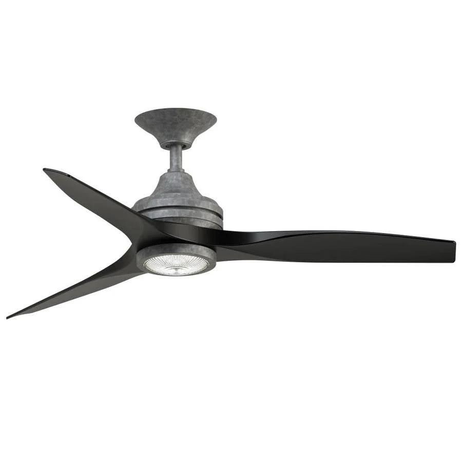 Steel Ceiling Fan with Black Blades N441269