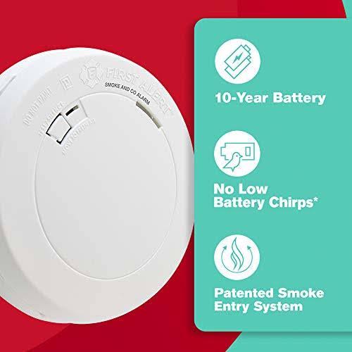 10-Year Combination Carbon Monoxide and Photoelectric Smoke Alarm D92752