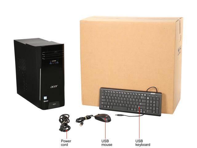 Acer Aspire TC Desktop Intel Core i3 8GB Ram 1TB HDD Windows 10 Home I475
