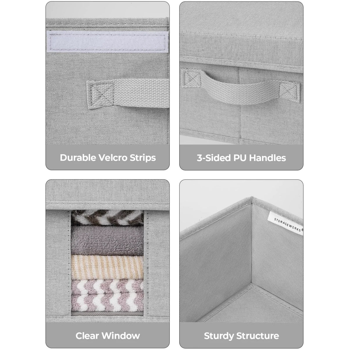 2-Pack Under Bed Storage Bins with Lids U187362