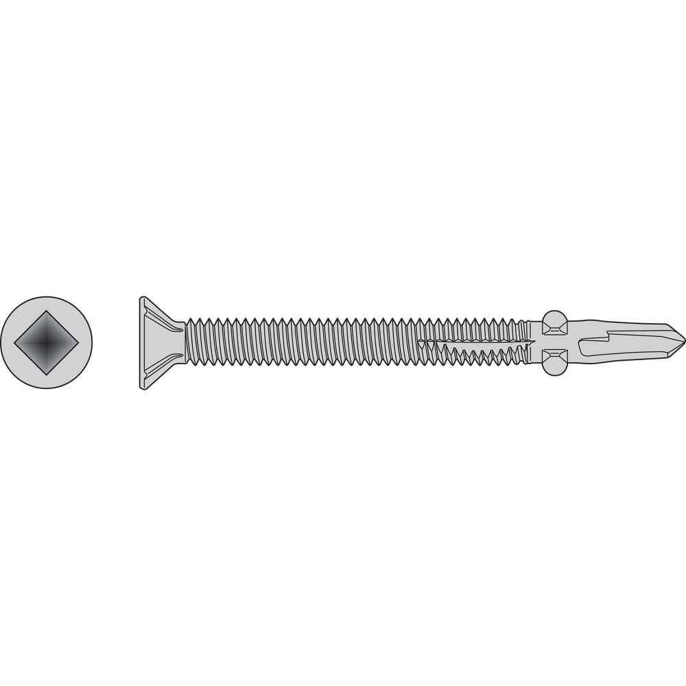 #14 x 3-1/4 x 22 410SS Flat Head Self-Drilling Screw M9996