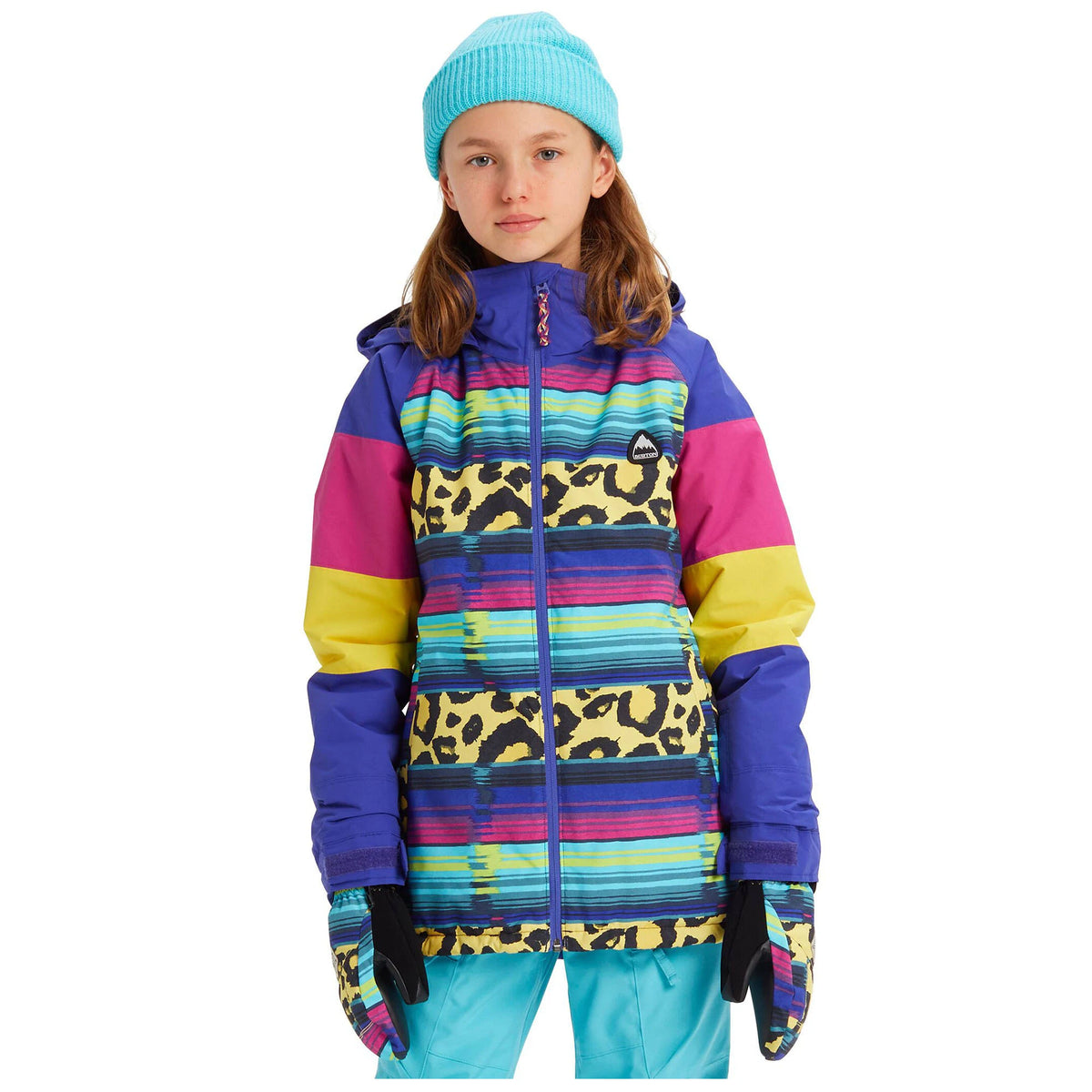 Girls Leopardy Cat Multi Jacket Q850