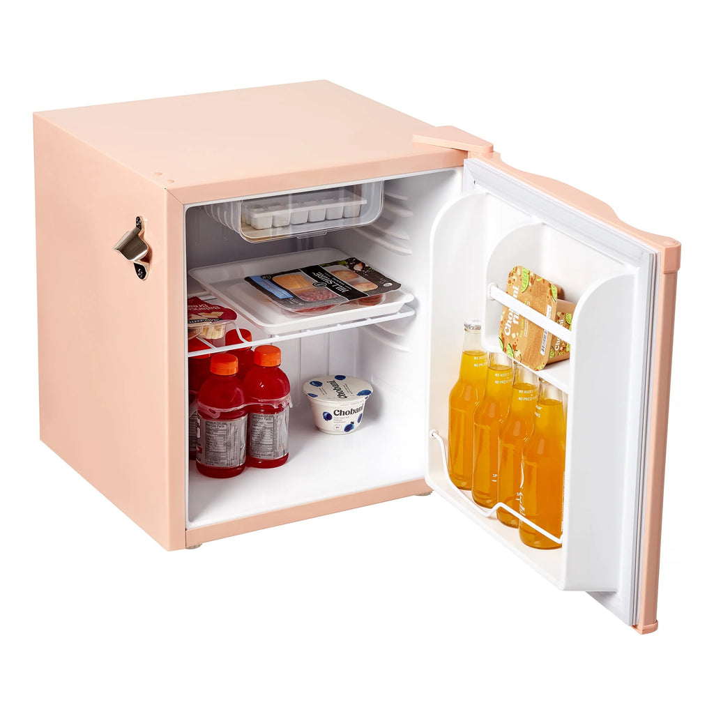 1.6 Cu ft. Retro Compact Refrigerator with Side Bottle Opener J7063