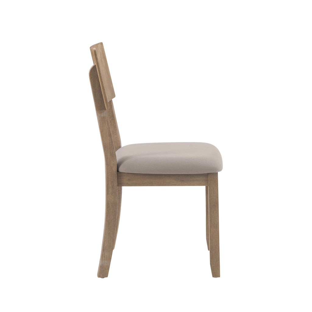 Gray Wash Upholstered Dining Chair Set of 2 K638313
