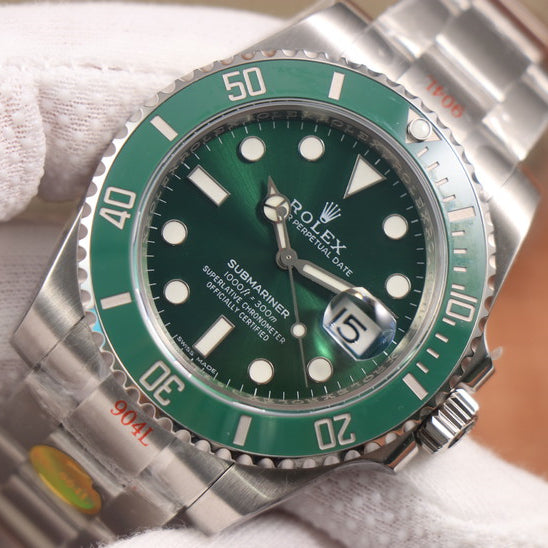 Silver/Green Multicolor Dial 40mm K487