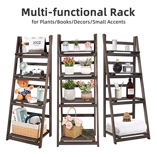4 Tier Wooden Plant Stand Z31669