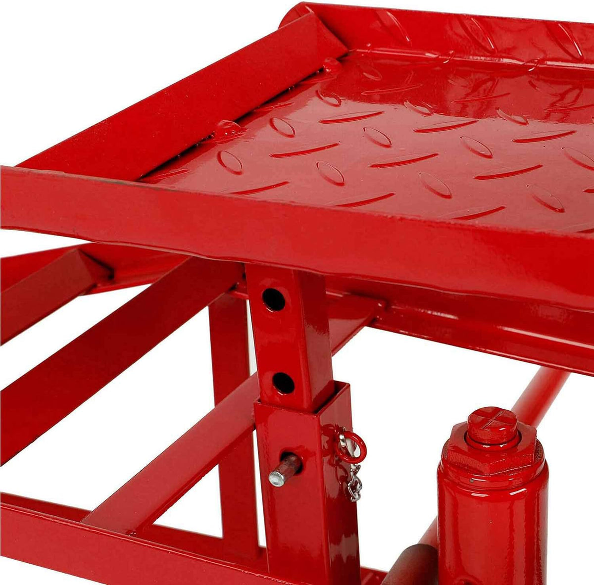 Red Hydraulic Car Lift Ramps R636