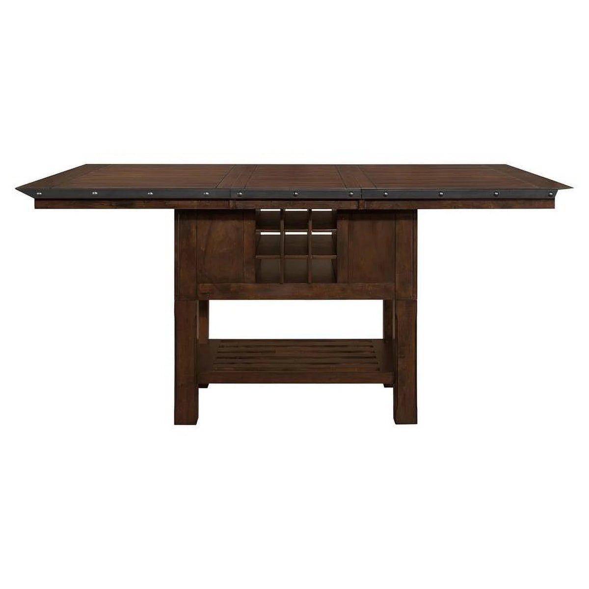 Wood Counter Height Dining Room Table in Dark Brown I839879