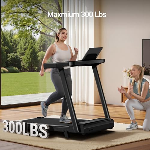 3-in-1 Foldable Treadmill with 14% Incline, 300 Lbs Weight Capacity U650