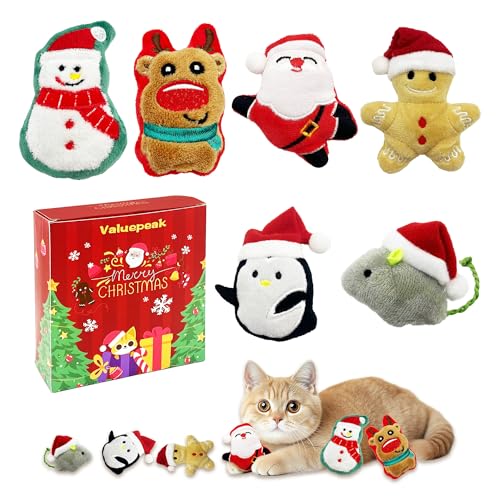 6 Pack Plush Catnip Cat Toys with Gift Box L913008