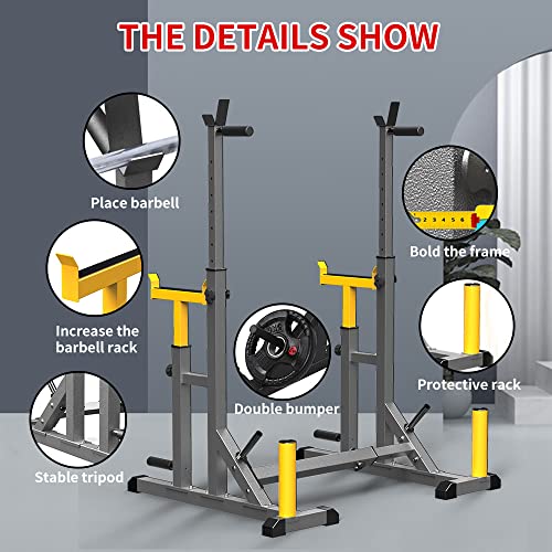 Adjustable Squat Rack Barbell Rack X73361