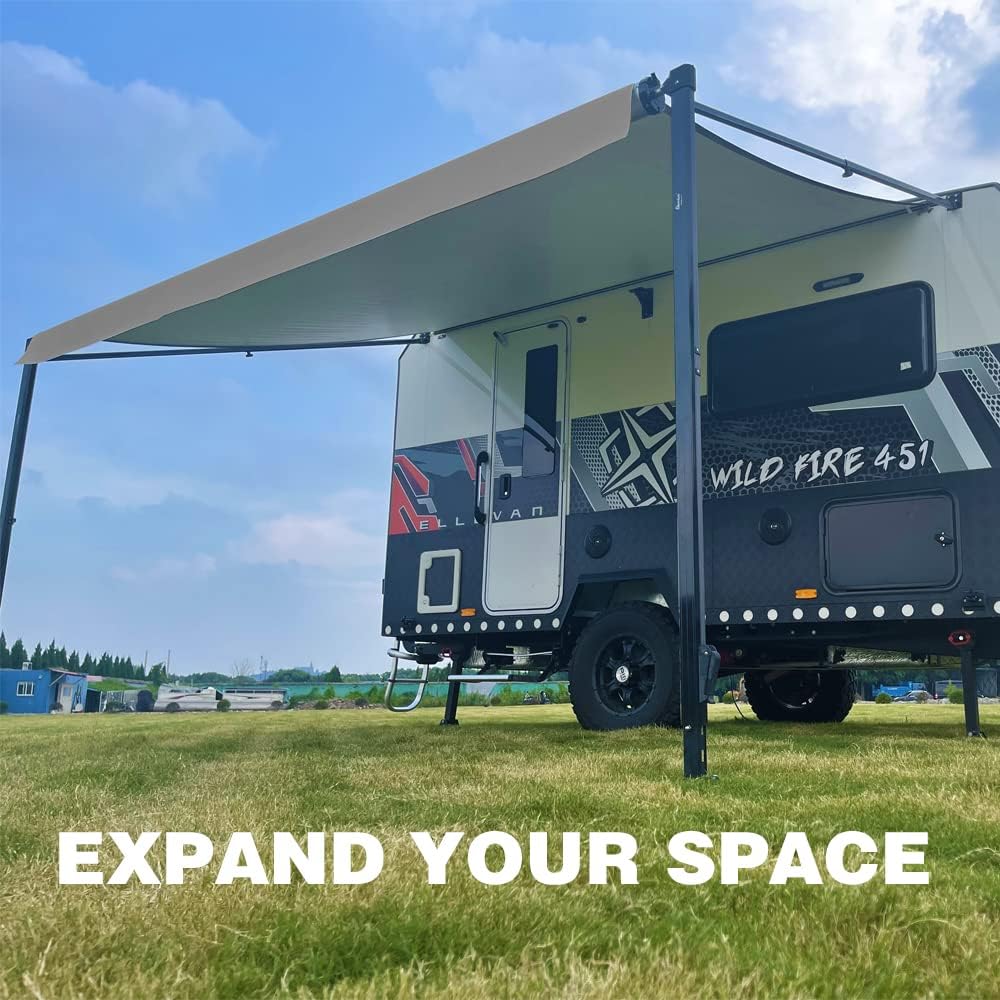 12 Feet Blue Vinyl RV Awning Replacement A26551
