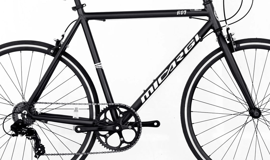 White 53 cm Aluminum 700C Road Bike Y486447