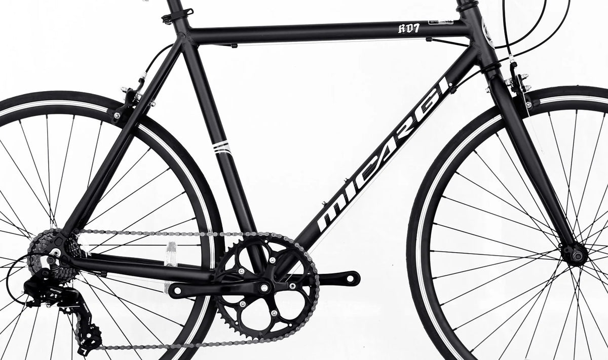 White 53 cm Aluminum 700C Road Bike Y486447