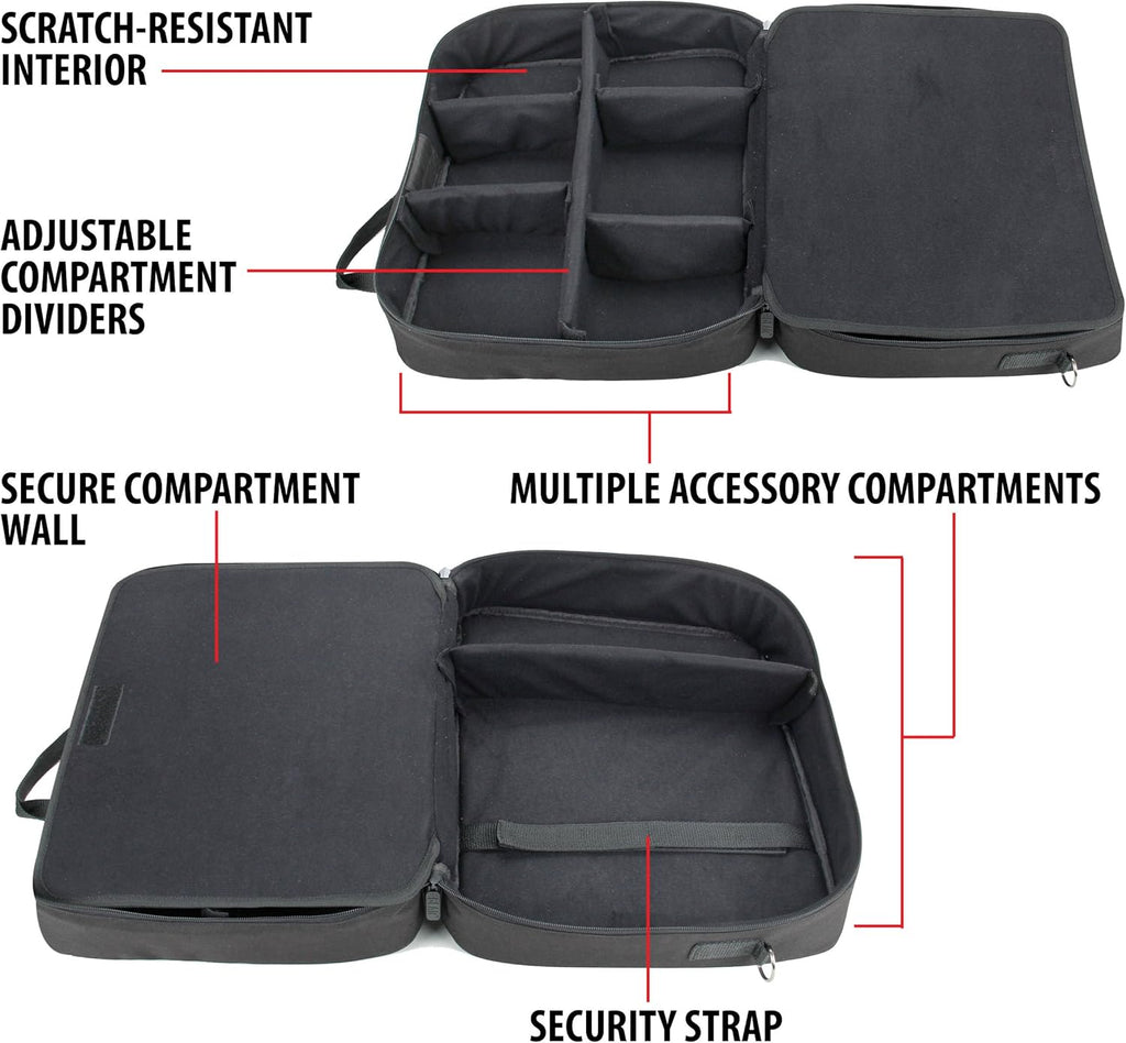 Audio Mixer Travel Case with Scratch-Resistant Interior W9178
