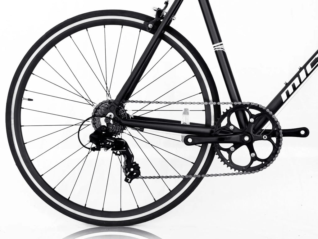 White 53 cm Aluminum 700C Road Bike Y486447
