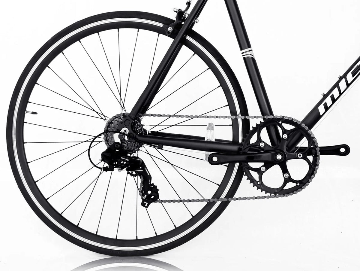 White 53 cm Aluminum 700C Road Bike Y486447