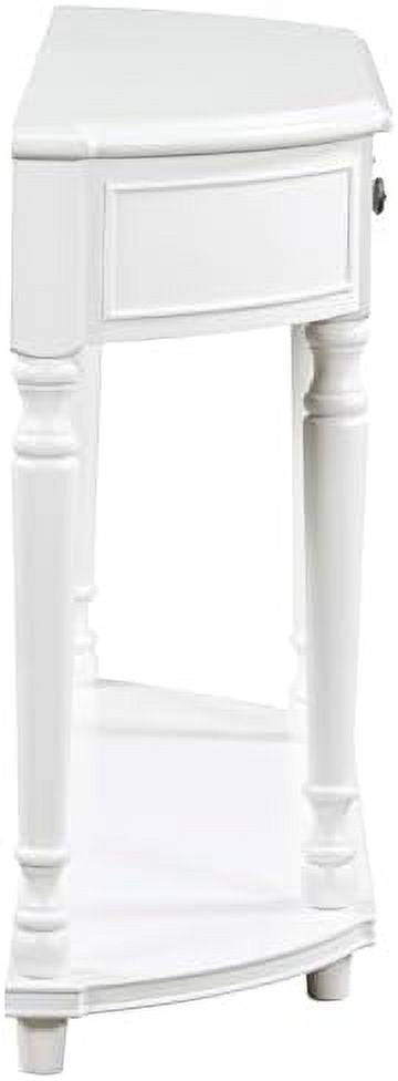 Navy Blue 3 Drawer Wood Console Table U799