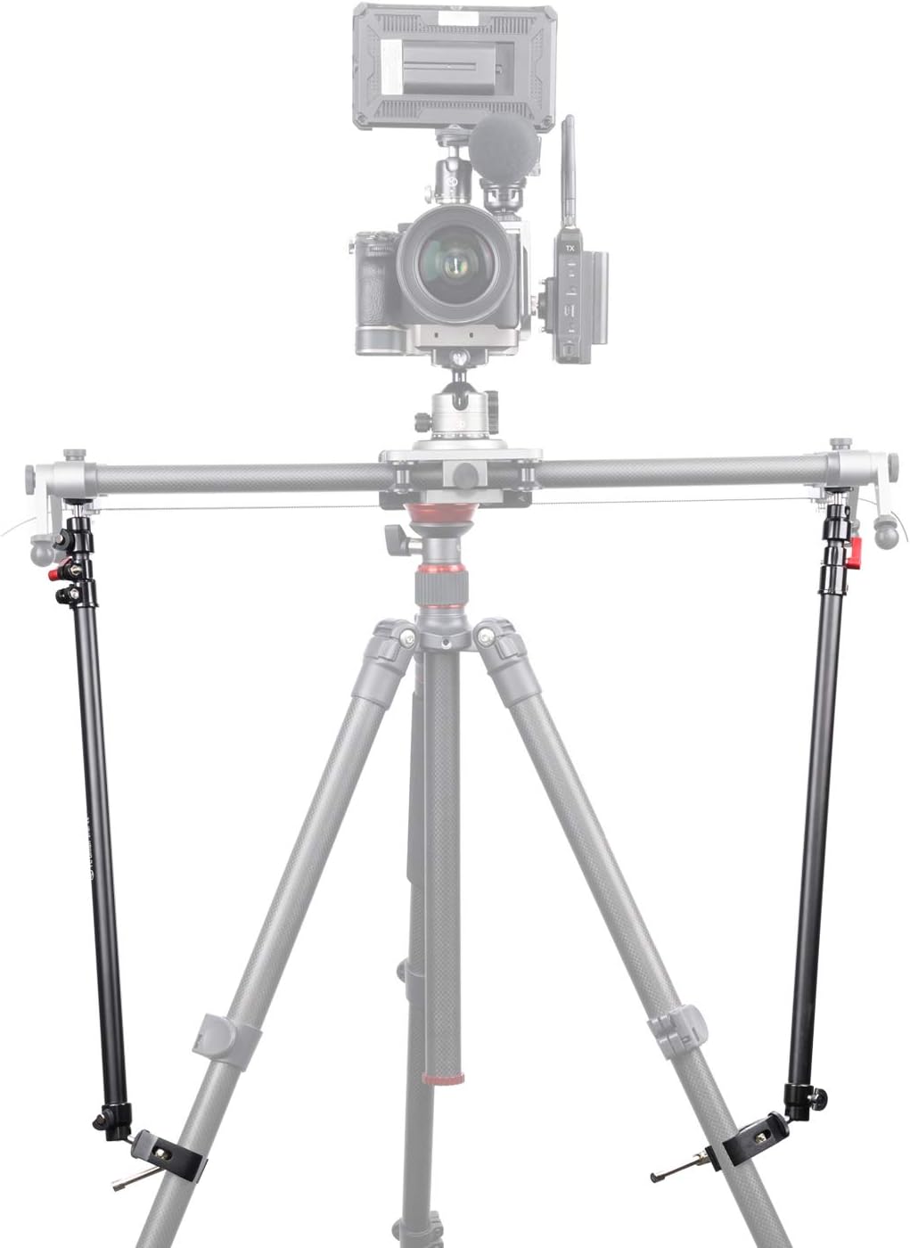 Onion Camera Slider Support Arm Stabilizer, Tripod Support Arms, Lightweight, Adjustable Length, Pack of 2 L734