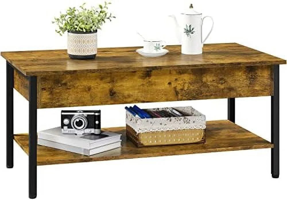 Lift Top Coffee Table with Hidden Compartment M4047