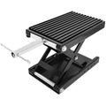 Motorcycle Jack with Rubber Pad, Carbon Steel Center Stand M990739