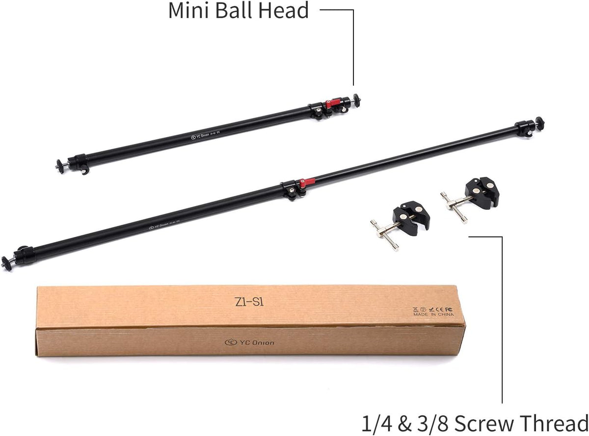 Onion Camera Slider Support Arm Stabilizer, Tripod Support Arms, Lightweight, Adjustable Length, Pack of 2 L734