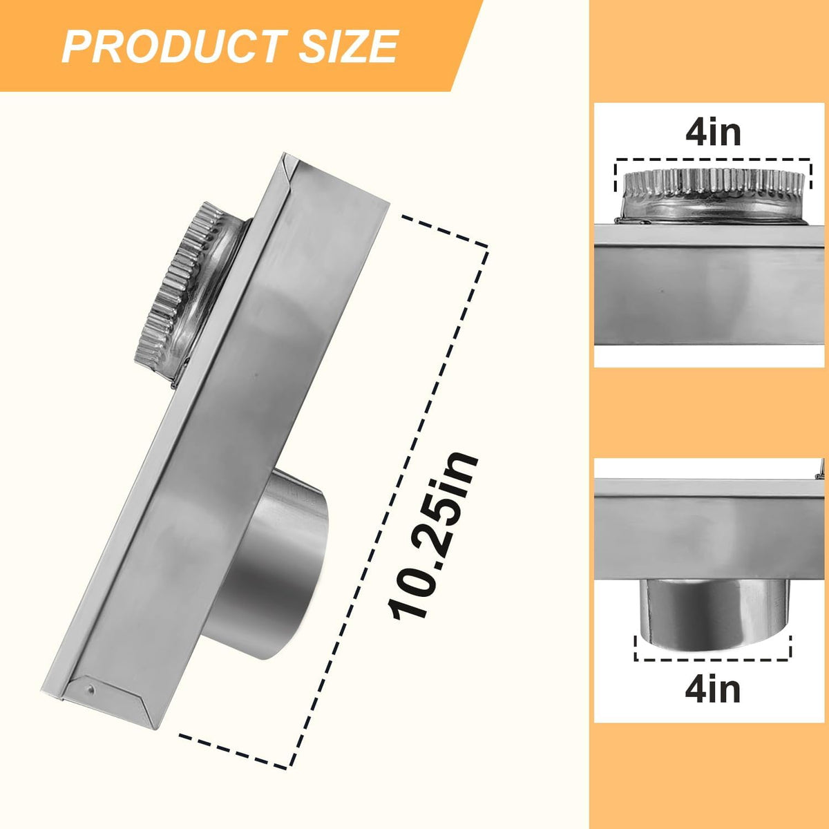Aluminum Adjustable Dryer Vent Pipe H408163