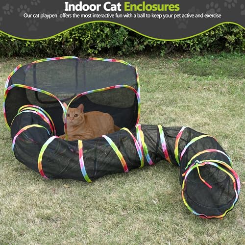 Outdoor Cat Enclosure with Storage Bag B7062