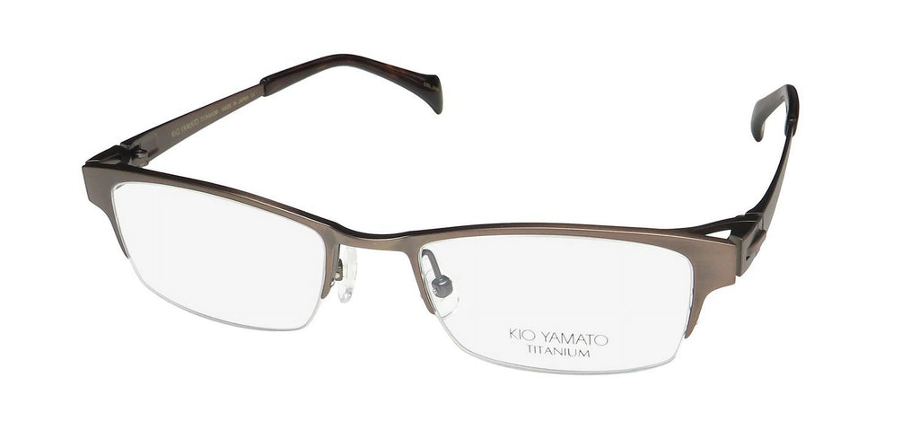 Titanium Half-Rim Eyeglass Frame E811