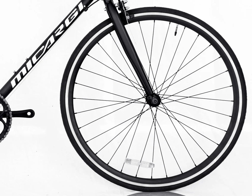 White 53 cm Aluminum 700C Road Bike Y486447