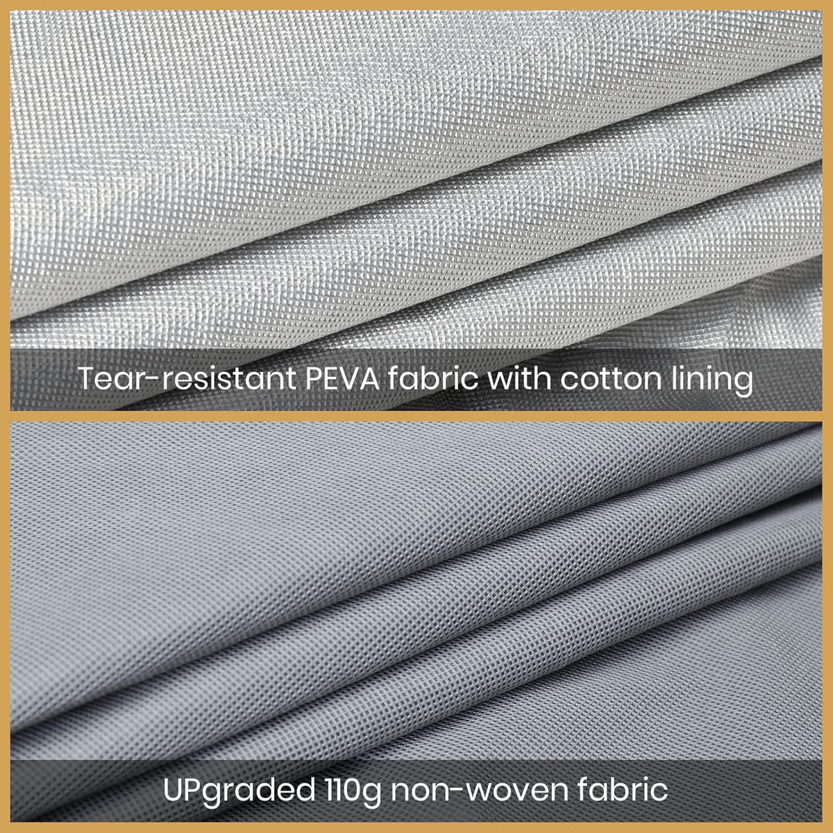 Waterproof Travel Trailer RV Cover with Cotton Lining V4441
