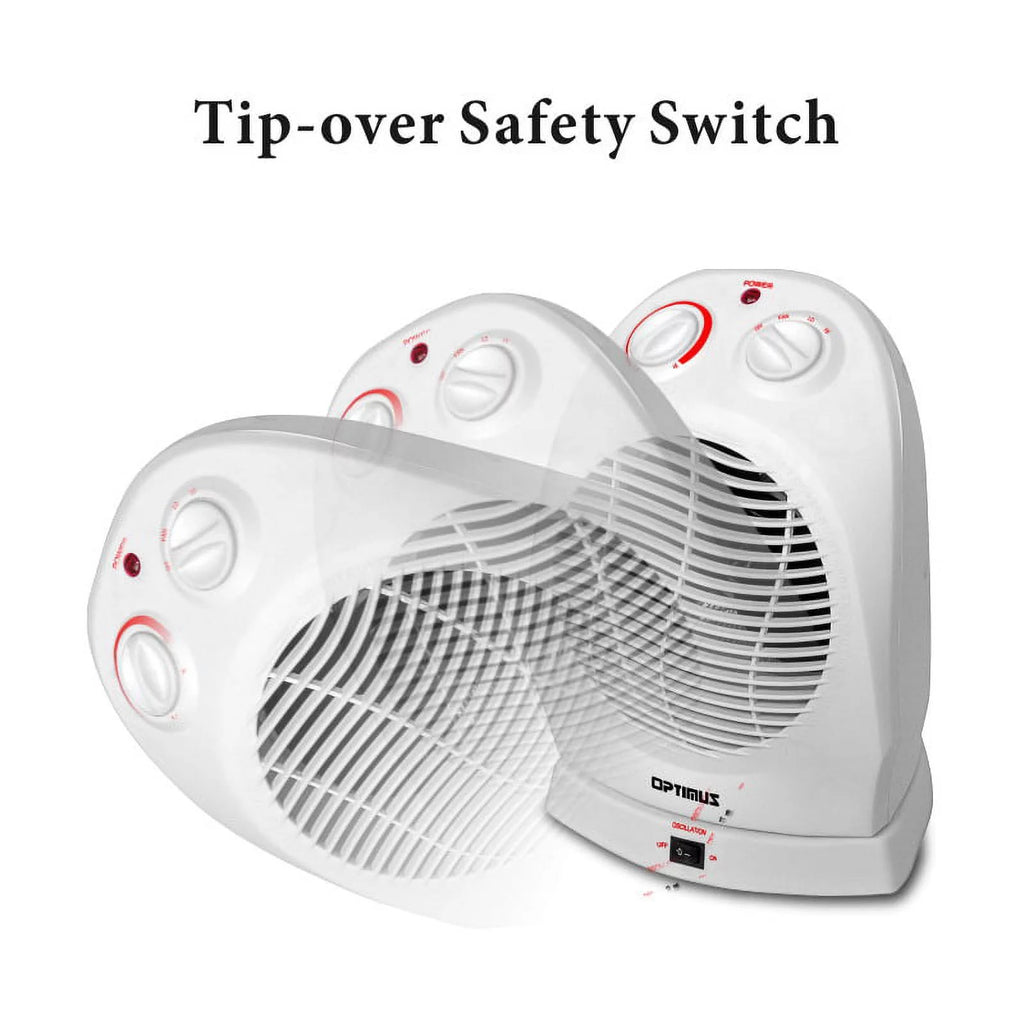 Portable Oscillating Fan Heater with Thermostat H381